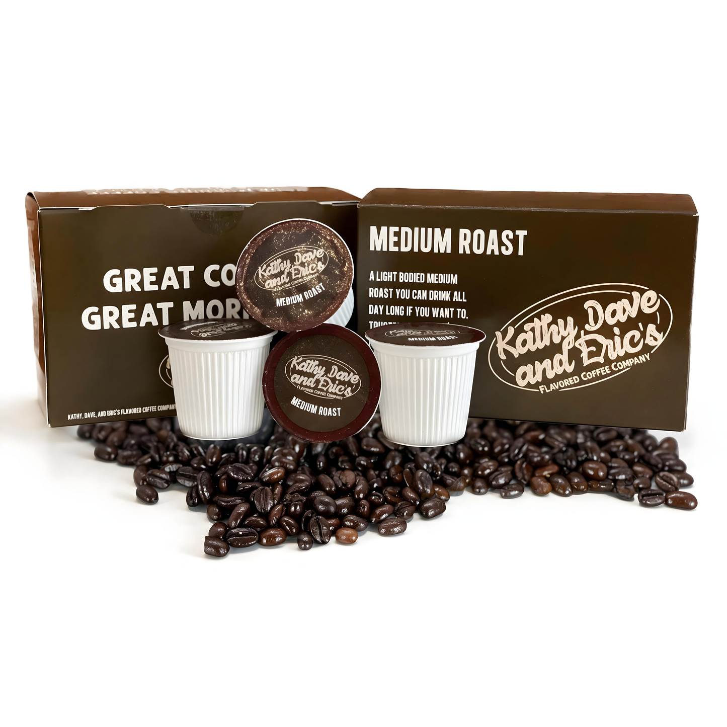 12 Pack- Single Serve Pods, Medium Roast