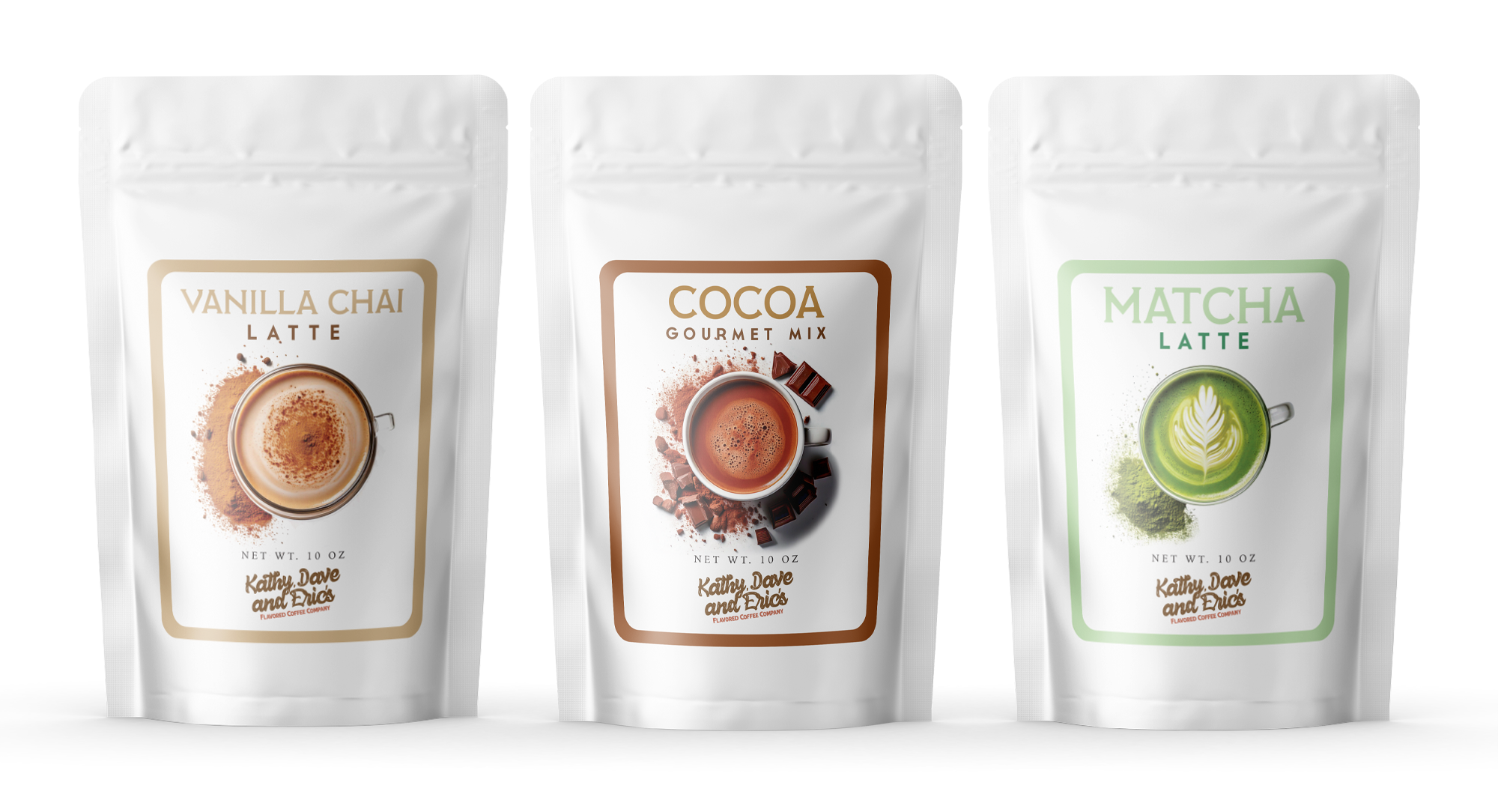 Cocoa, Chai & Matcha – Kathy, Dave, and Eric's Flavored Coffee Company